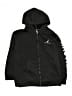 Nautica 100% Polyester Black Gray Zip Up Hoodie Size 14 - 16 - photo 1