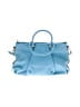 MCM 100% Leather Blue Leather Embossed Satchel One size - photo 3