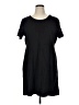 L.L.Bean Solid Black Casual Dress Size XL (petite) - photo 1