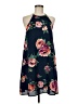 Everly 100% Polyester Floral Blue Casual Dress Size M - photo 1
