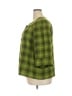 J.T. Collection 100% Polyester Plaid Green Coat Size 22 - photo 5