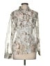 Rag & Bone 100% Polyester Silver Long Sleeve Blouse Size M - photo 1