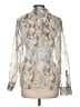 Rag & Bone 100% Polyester Silver Long Sleeve Blouse Size M - photo 2