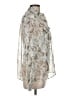 Rag & Bone 100% Polyester Silver Long Sleeve Blouse Size M - photo 4