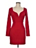 Express Outlet Solid Red Cocktail Dress Size M - photo 1
