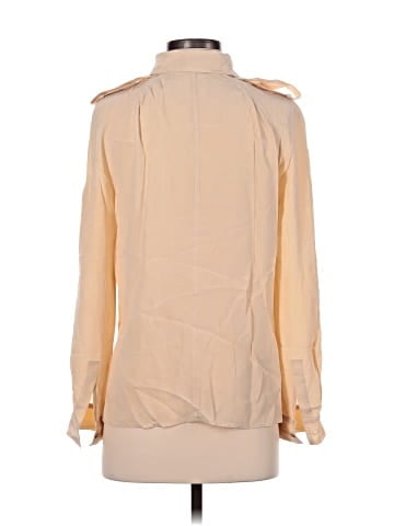 Diane von Furstenberg Long Sleeve Silk Top (view 2)