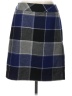 Talbots Outlet Plaid Blue Casual Skirt Size 10 Petite - photo 1