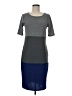 Lularoe Color Block Gray Casual Dress Size M - photo 1