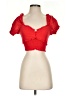 Alice + Olivia Red Short Sleeve Top Size XS - photo 1
