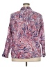 Talbots 100% Cotton Paisley Pink Long Sleeve Blouse Size 3X Petite - photo 2