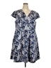 Vince Camuto Paisley Blue Casual Dress Size 20 - photo 1