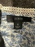 J.Crew 100% Polyester Blue Long Sleeve Blouse Size S - photo 7