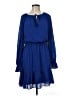 Trina Turk 100% Polyester Polka Dots Blue Casual Dress Size M - photo 1