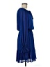 Trina Turk 100% Polyester Polka Dots Blue Casual Dress Size M - photo 4