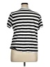 Old Navy 100% Cotton Stripes Silver Short Sleeve T-Shirt Size XL - photo 2