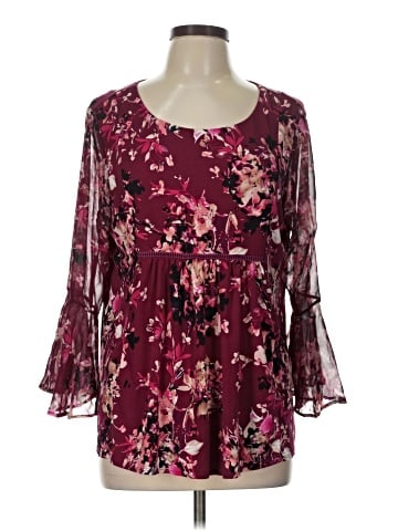 Callaway 3/4 Sleeve Blouse (view 1)