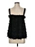 Waverly Grey 100% Polyester Black Sleeveless Blouse Size M - photo 1