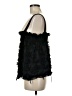 Waverly Grey 100% Polyester Black Sleeveless Blouse Size M - photo 5