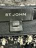 St. John Tweed Black Formal Skirt Size 8 - photo 4