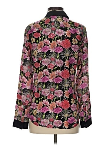 Robert Graham Long Sleeve Silk Top (view 2)