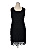 Ronni Nicole Black Cocktail Dress Size 16 - photo 1
