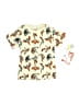 Marvel Animal Print Ivory Short Sleeve T-Shirt Size 2T - photo 1