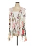 Cj Banks 100% Polyester White Long Sleeve Blouse Size 3X - photo 1