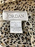Jordan 100% Polyester Animal Print Gold Long Sleeve Blouse Size L - photo 7