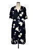 Lewit 100% Viscose Floral Blue Casual Dress Size 16 - photo 1