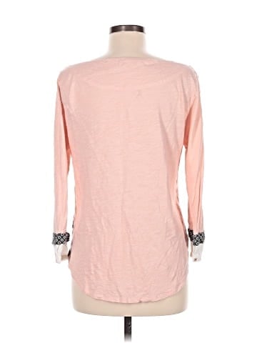 Little Yellow Button Long Sleeve Top (view 2)