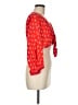 Zara Red 3/4 Sleeve Blouse Size M - photo 4