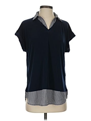 Adrianna Papell Short Sleeve Blouse (view 1)