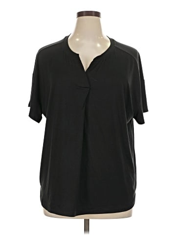 Carole Hochman Short Sleeve Henley (view 1)
