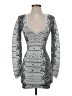 Bebe Silver Cocktail Dress Size XXS - photo 1