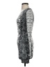 Bebe Silver Cocktail Dress Size XXS - photo 5
