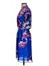 Eliza J 100% Polyester Floral Blue Casual Dress Size 4 - photo 5