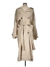 Weekday 100% Lyocell Tan Trenchcoat Size L - photo 1