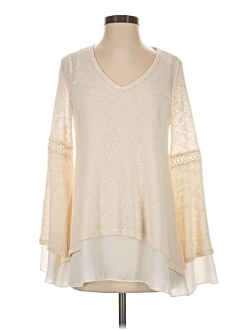 Casual Couture by Green Envelope Long Sleeve Blouse (view 1)