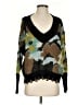 By Anthropologie Camo Black Pullover Sweater Size S - photo 1