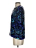 Antik Batik 100% Viscose Graphic Blue Short Sleeve Blouse Size XS - photo 5