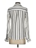 Candie's Stripes Silver Long Sleeve Blouse Size XS - photo 2