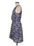 Gap Outlet 100% Polyester Print Blue Casual Dress Size M - photo 5