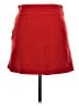 J.Crew 100% Wool Solid Red Wool Skirt Size 10 - photo 2