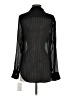 A New Day 100% Polyester Black Long Sleeve Blouse Size S - photo 2