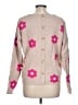 Tahari Floral Tan Pullover Sweater Size L - photo 2