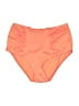 ASOS 100% Polyester Solid Orange Swimsuit Bottoms Size 6 - photo 1