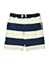 Mini Boden 100% Cotton Stripes Blue Board Shorts Size 9 - photo 1