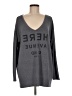 Neiman Marcus Gray Long Sleeve T-Shirt Size M - photo 1