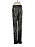 Badgley Mischka Animal Print Silver Dress Pants Size 4 - photo 2