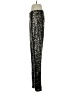 Badgley Mischka Animal Print Silver Dress Pants Size 4 - photo 5